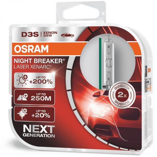 Buy Osram Headlights Bulbs Night Breaker Laser Next Gen 150% - HB3