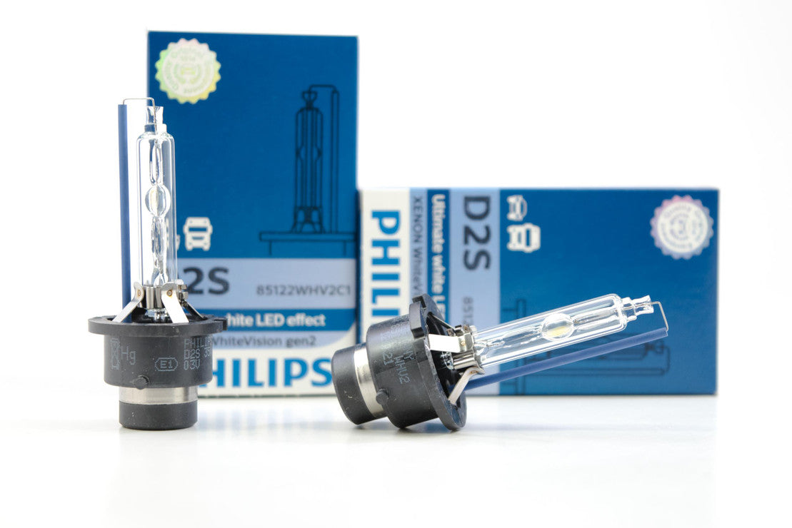 Philips White Vision Gen2 - HID/Xenon Replacement Bulbs (pair